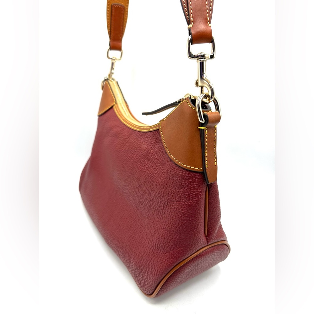 Dooney & Bourke Pebble Grain Hobo Wine Pebble Grain Leather View 5